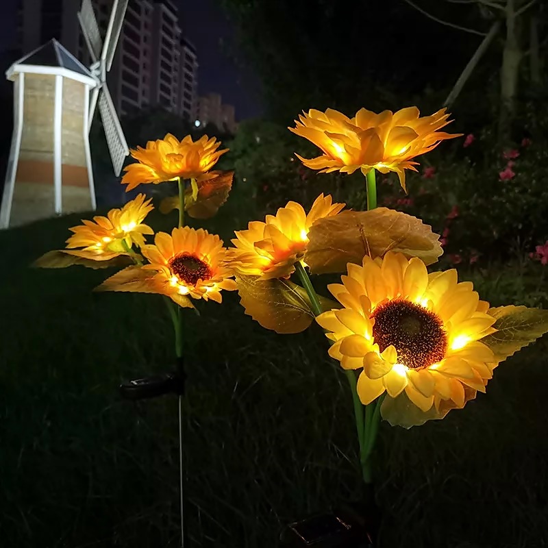 코쿤] 태양광 정원등 캠핑조명 실외등 - 꽃 조명